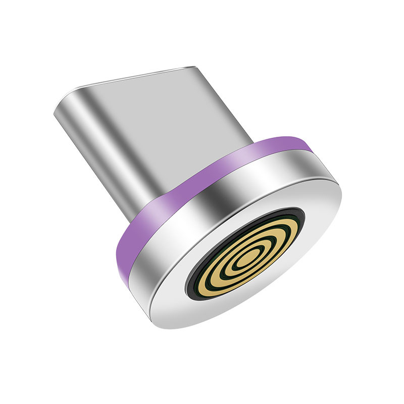540 ° Grad drehbarer Magnetdraht, schnelles Aufladen, PD 5A-Adapter für Handy-Zubehör, Typ-C-Datenübertragungskabel-Anschluss: YELLOW