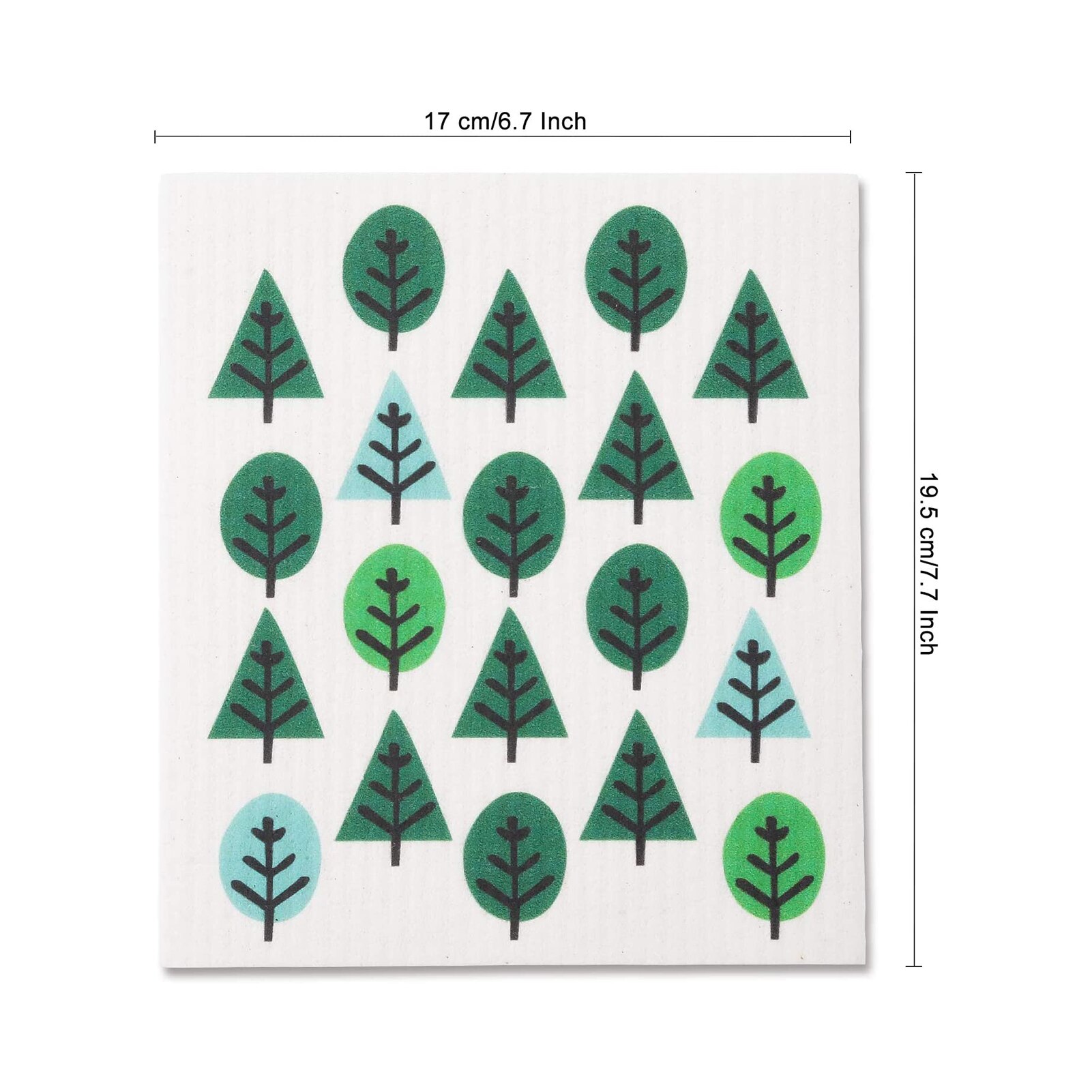 Torchon en Cellulose réutilisable, 8 pièces, absorbant et à séchage rapide