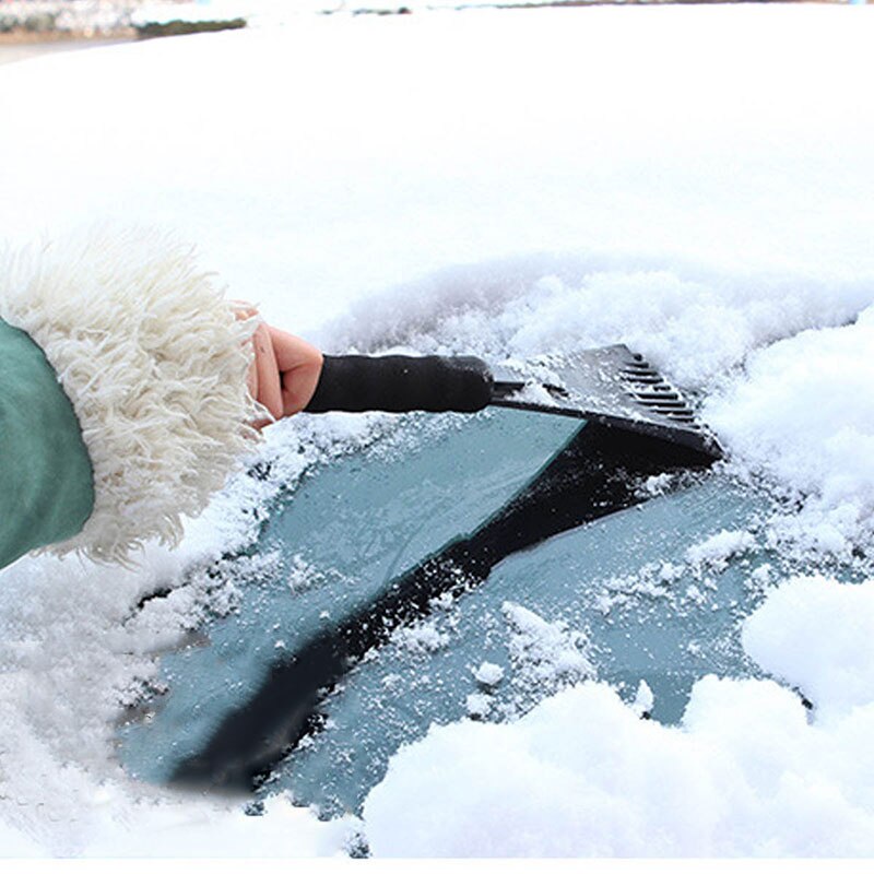 Mango EVA pala rascador de eliminación de nieve herramienta de descongelación de invierno parabrisas Snowboard NJ88