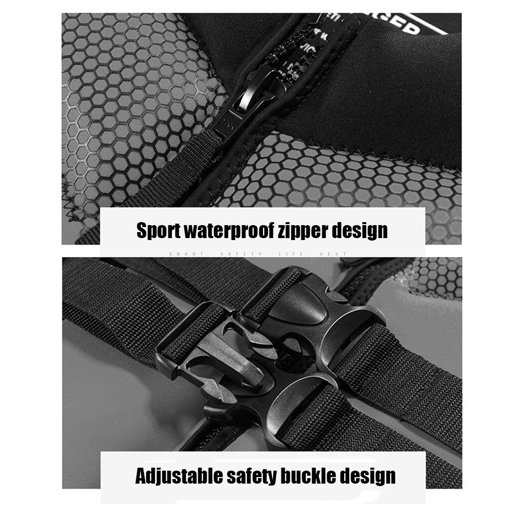 Adults Life_jacket Life Vest Rescue Wakeboard Drifting Wakeboard Fishing Adjustable Buoyancy Aid Boating Life Jack Vest