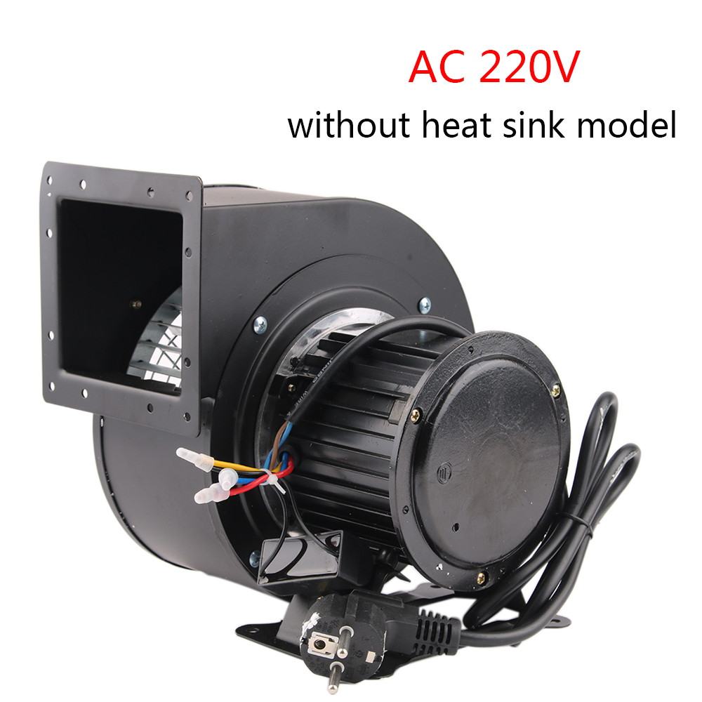 Small Power Frequency Centrifugal Fan 150FLJ7 220V 380V 320W 330W Industrial Cooling Air Blower EU UK AU Adapter Three-phase: Orange