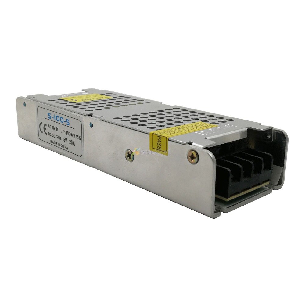 Ultra-tynd switch strømforsyning  dc 5v 4a 20a 30a 40a 60a led driver transformer 110v 220v ac til  dc5v til led strip display