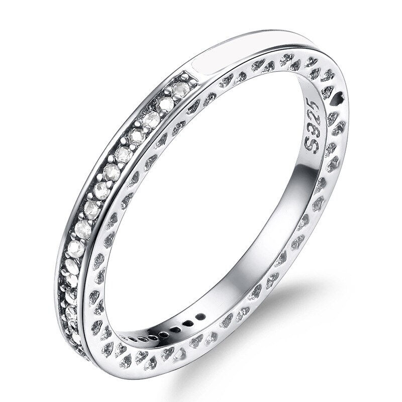 Mode Zirconia Met Druppels Lijm Vinger Ring Kristal Liefde Bruiloft Hart Hollow Ring Voor Vrouwen Mode-sieraden