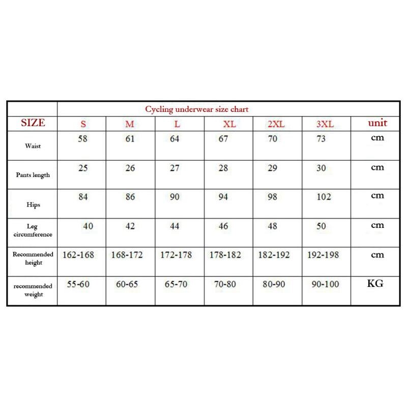 9D Gel Pad Bike Cycling Shorts Bicycle Cycling Shockproof Underwear MTB Bike Downhill Underpant Man Breathable Shorts Equipment