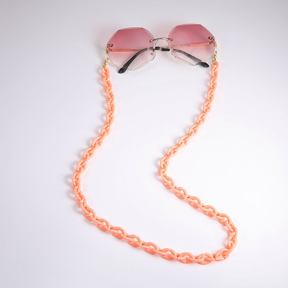 Skyrim 2022 Colorful Mask Chain Holder Hang on Neck Acrylic Glasses Chains Sunglasses Straps Eyewear Cord