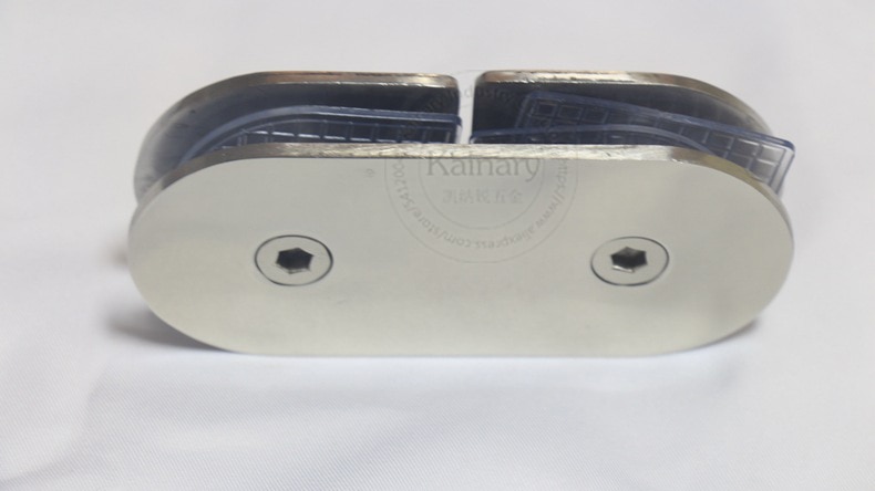 bathroom glass clip brushed stainless steel glass holder, glass connector, precisely casted glass clamp 180 degree
