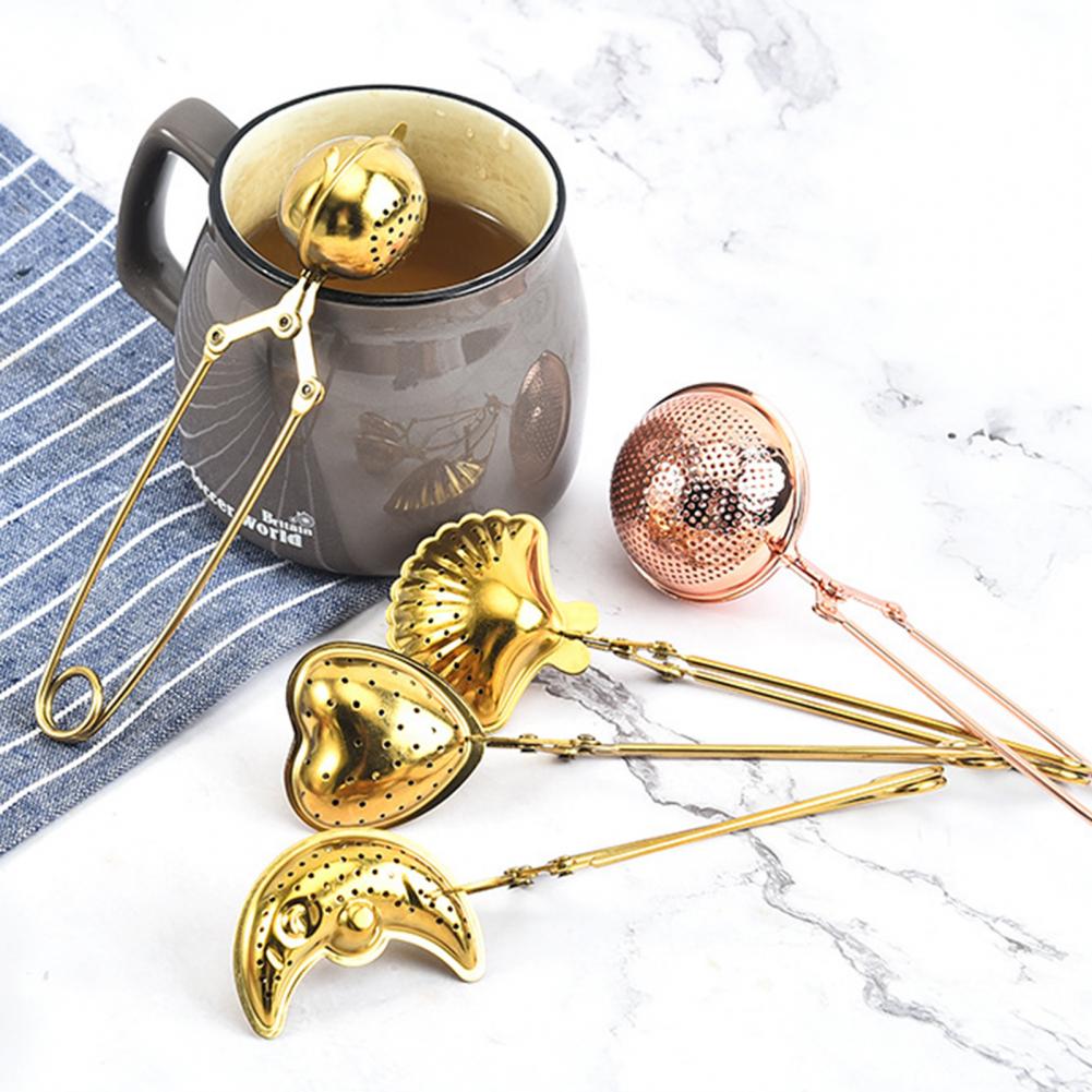 1PCS Tea Infuser Long Handle Strong Construction Stainless Steel Food Grade Materials Home Infuser Drip for Office