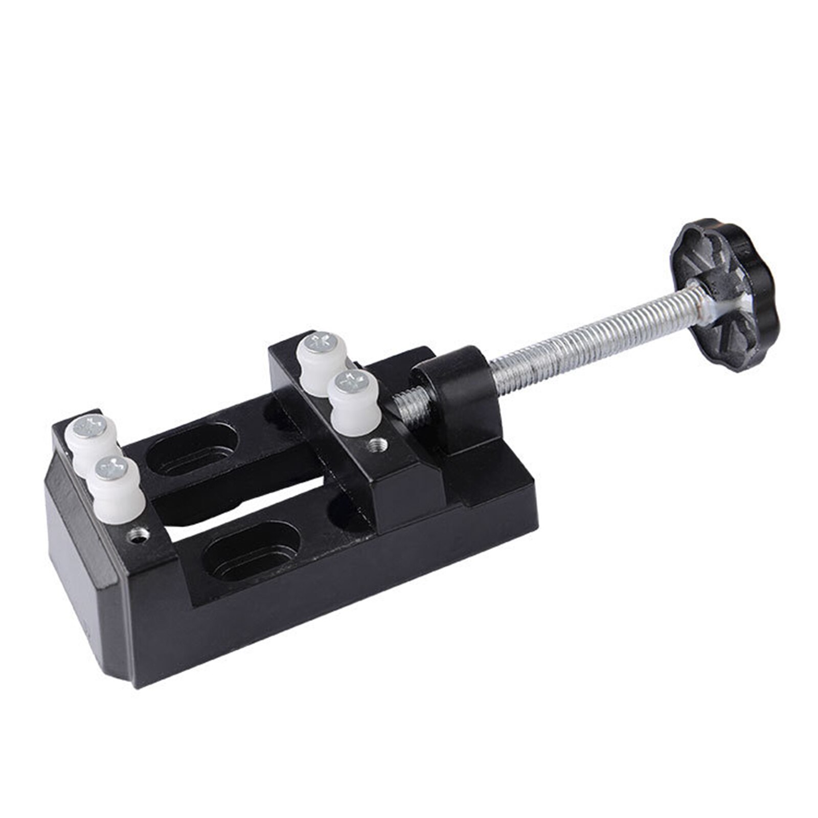 Pliers Mini Bench Vice Vise Table Vise Flat Jaw Clamp Securing Clip Black Aluminum Alloy Bench Vice