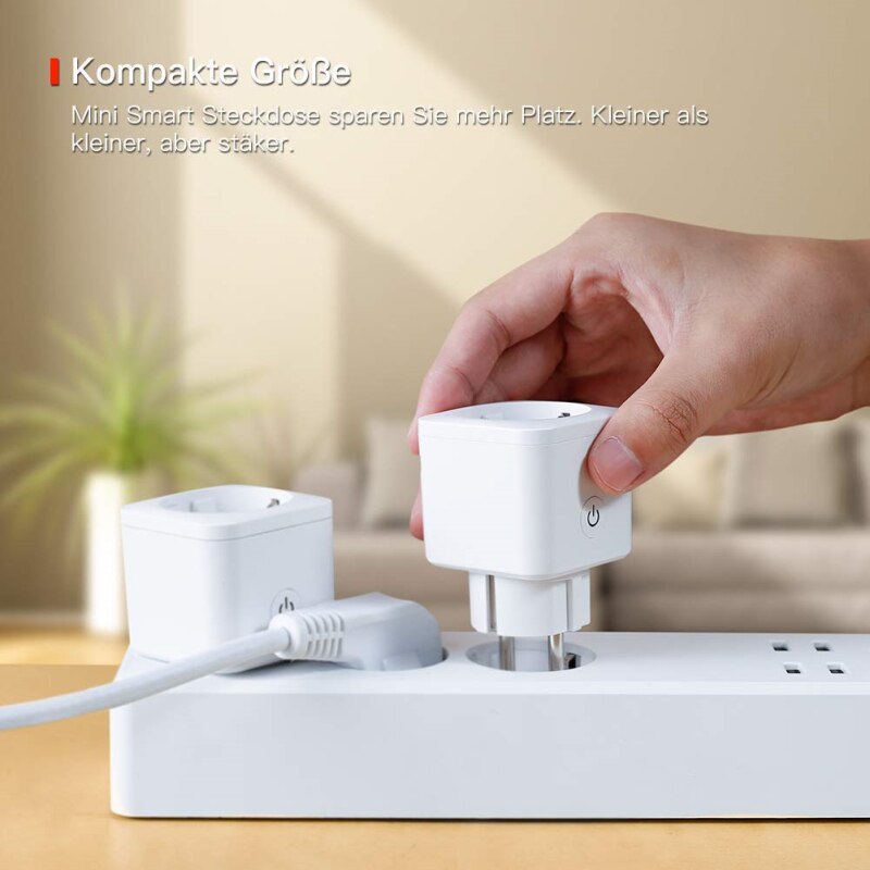 Tuya WiFi Smart Plug 16A 220V EU Standard Adapter Wireless Remote Voice Control Power Monitor Timer Socket For Google Home Alexa