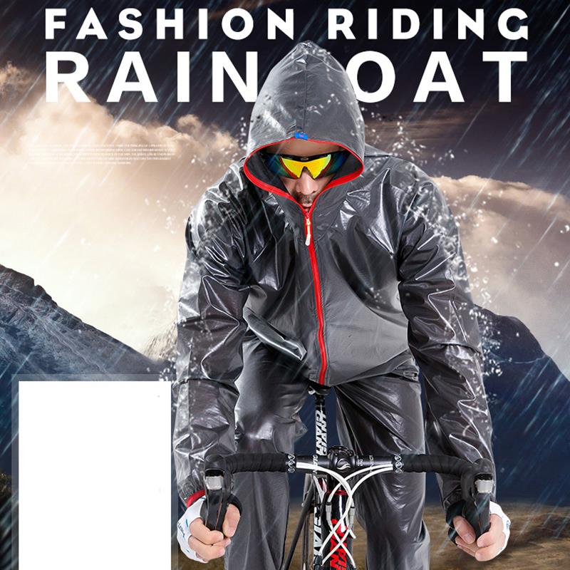 Moto imperméable costume vélo en cours d'exécution vêtements de pluie Ultra léger vêtements de pluie pour moto Sports de plein air imperméable cyclisme vêtements de pluie