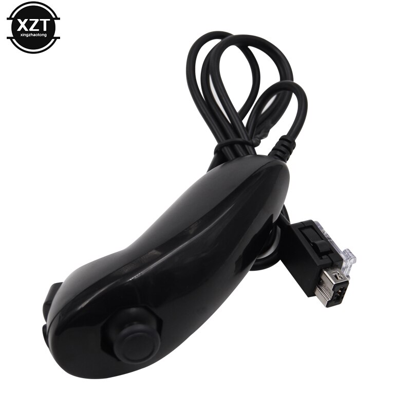 For Nintendo Wii Game Controller Left Hand Curved Game Handle Remote Controller For Wii Gamepad Nunchuk Game Accessories