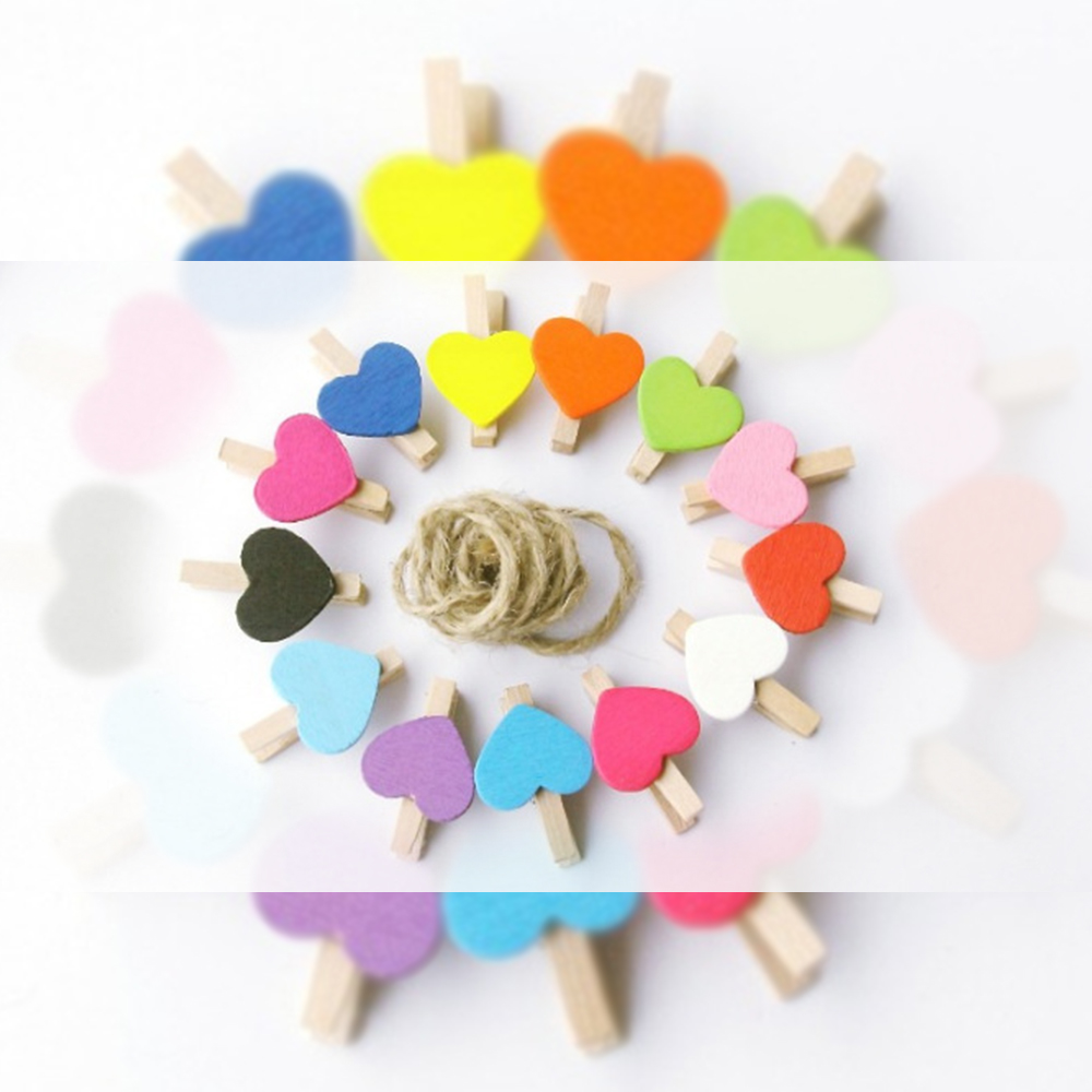 10 stücke Mini liebe holz kleidung foto papier nagel Stift clothespin handwerk postkarte Halfter familie hochzeit dekoration, DIY zubehör