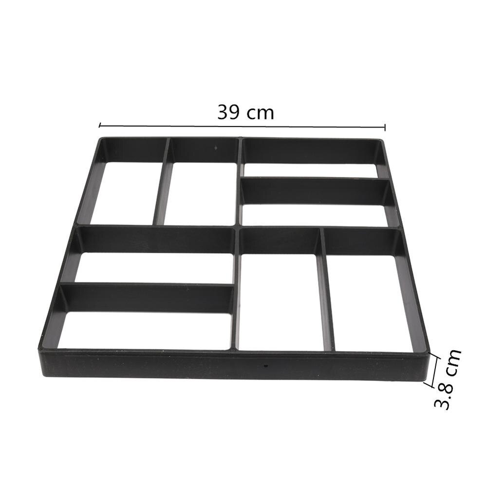 Plastic Path Maker Garden Pavement Mold Garden Stone Road Concrete Molds DIY Manually Paving Building Tool: Brick type