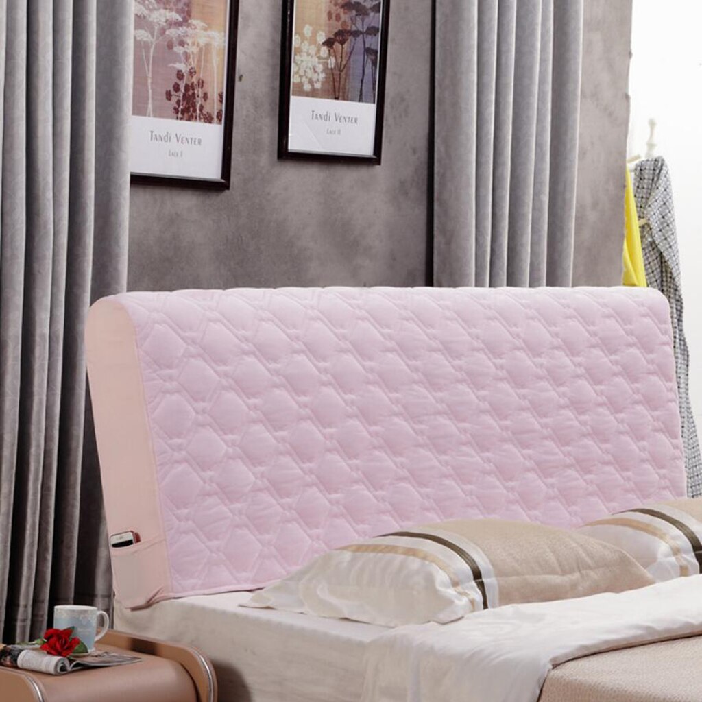 Quiltet seng hovedgærde slip cover protector seng dekoration 220cm king size