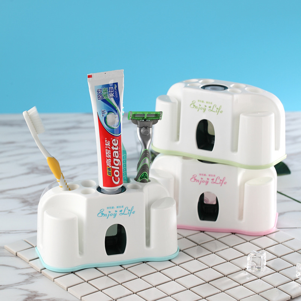 Automatic Toothpaste Squeezer Hand Free Tooth Paste Squeezing Dispenser Easy Press Toothpaste Holder Bathroom Tools