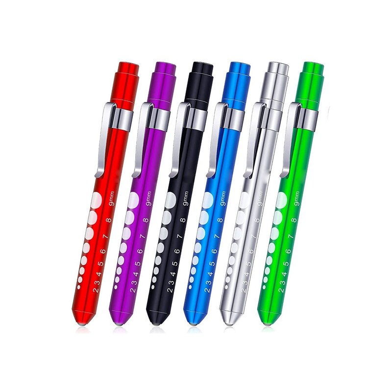 Ejoyous Torcia LED Mini A Penna 256-478LM – Impermeabile, In Lega Di Alluminio, Con Clip, Per Campeggio E Emergenza (Batterie Non Incluse)