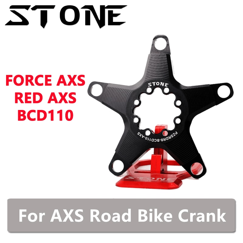 Stone Chainring AXS Adapter for Sram Force Red Road Bike AXS 110 BCD 5 Arm Adapter Spider Converter 12S 12 Speed Crank