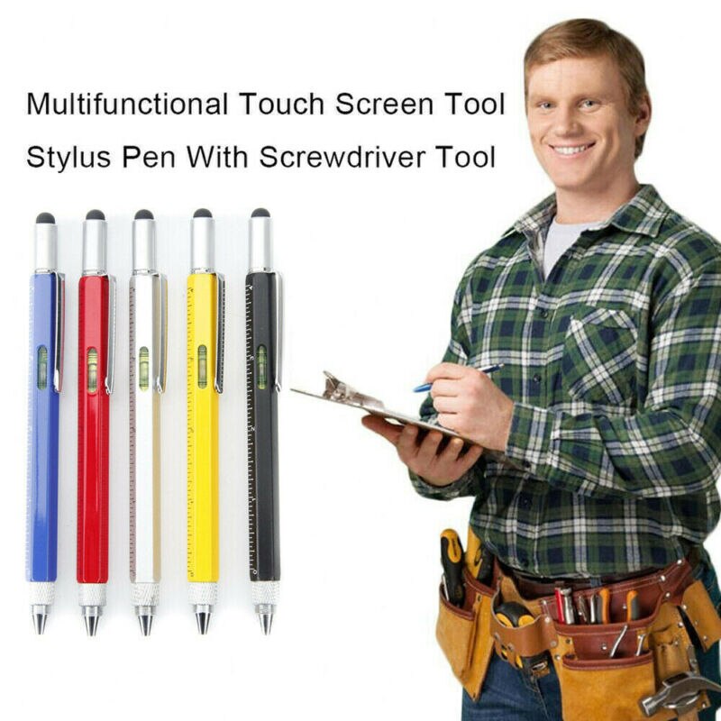 6 in 1 Multifunction Pen Daily Use - All in One Revolutionary Useful Tool