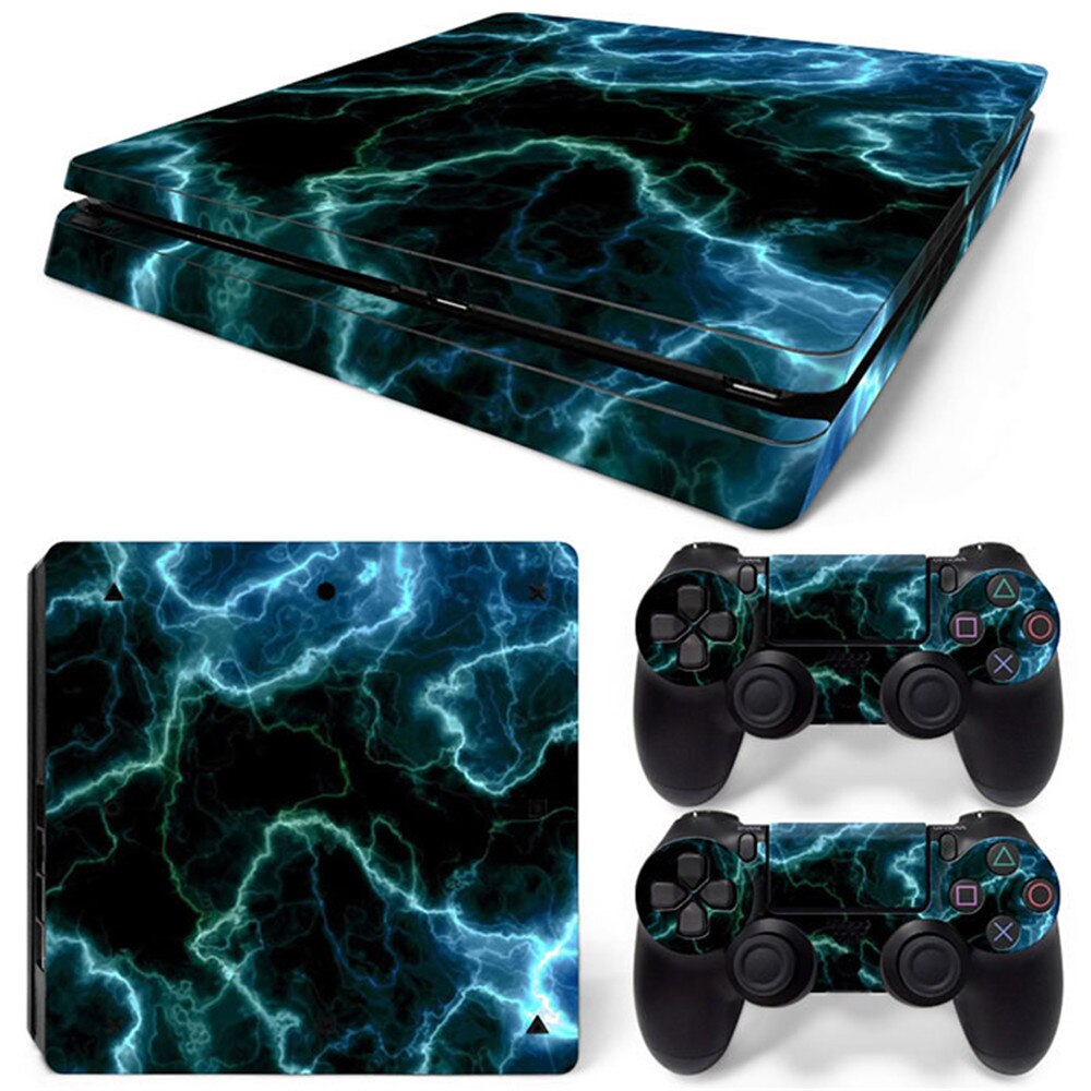 Nuovo Della Copertura Della Protezione Per PS4 Slim S Console & Controller Decalcomania Del Vinile Autoadesivo Della Pelle: TN-PS4Slim-6400