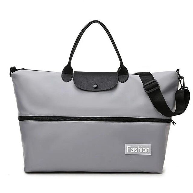 Waterdichte Droog Nat Scheiding Sporttas Vrouwen Fitness Yoga Mat Mannen Training Hand Tas Zwemmen Crossbody Outdoor Sport Tassen: Light Grey