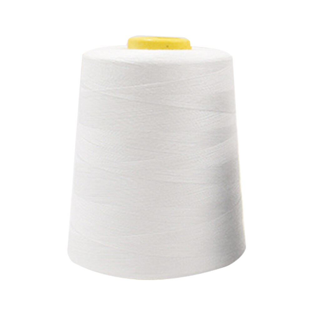8000 Yards Sewing Threads Polyester Embroidery Sewing Threads Cones For Sewing Machine/Hand Patchwork Crafts Sewing Accessories: white 1pcs