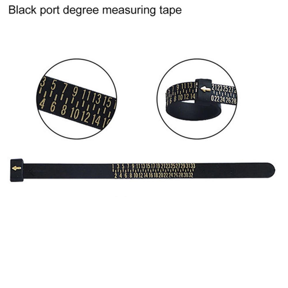 Finger Measuring Tool Ring Size Gauge Soft Ruler Ring Mouth Hand Circumference Size Number Tool Jewelry Accessory Measure Tool: Hong Kong