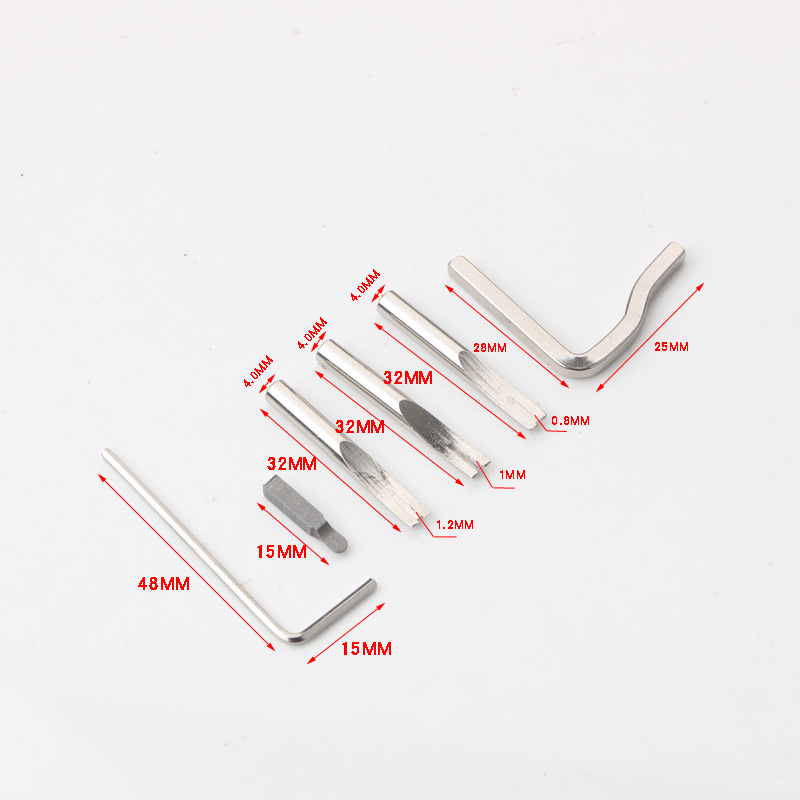 Seven-in-one Grooving Tool, Border Retainer, Edging Machine, Side Threading Machine, Leather Tool