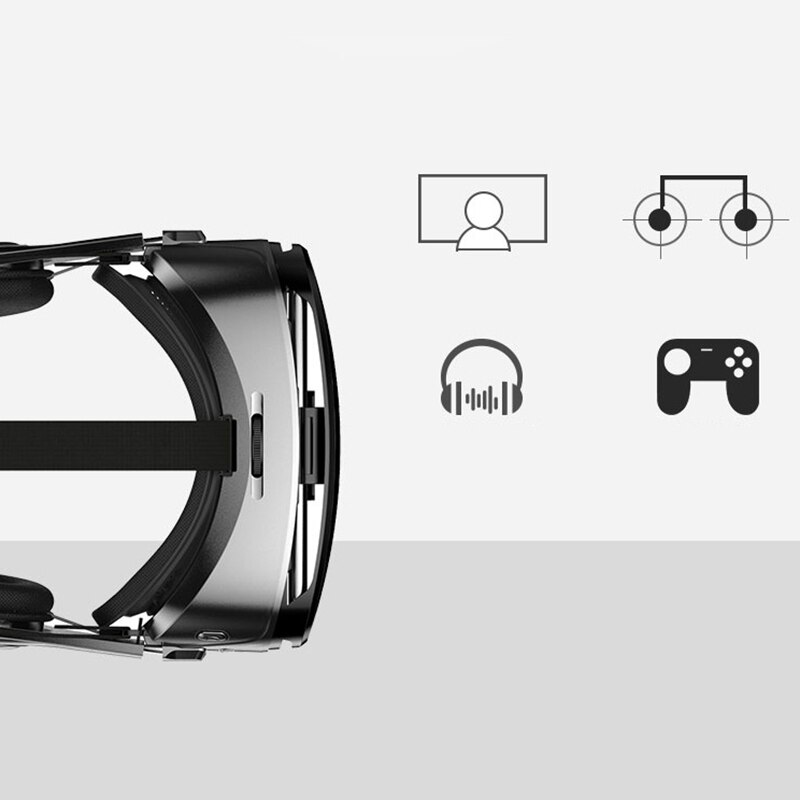 Vr G300 Helm Vr Bril Mobiele 3D Cinema Smart Virtual Reality Gaming Bril