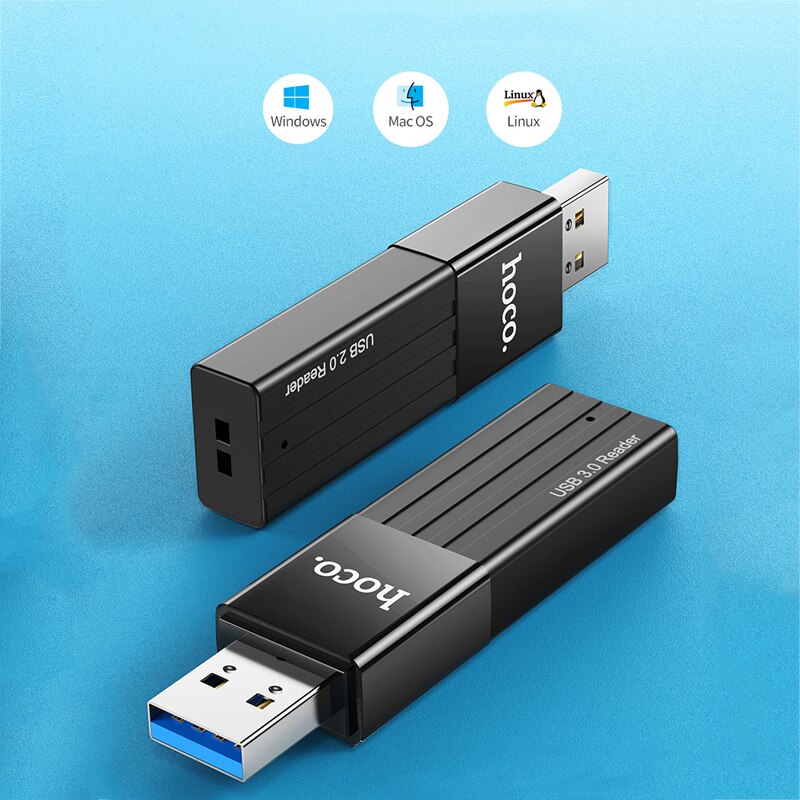 HOCO 2-in-1 OTG SD Card Reader USB 3.0 Card Reader For USB Micro 2.0 Adapter Flash Drive Smart Memory Card Reader usb Cardreader