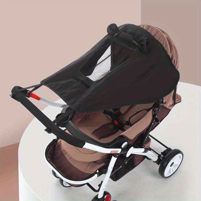 Universele kinderwagenaccessoires zonnescherm bescherming zonnescherm kinderwagenkap reiswieg hoes voor kinderwagen hoes accessoires: WIT