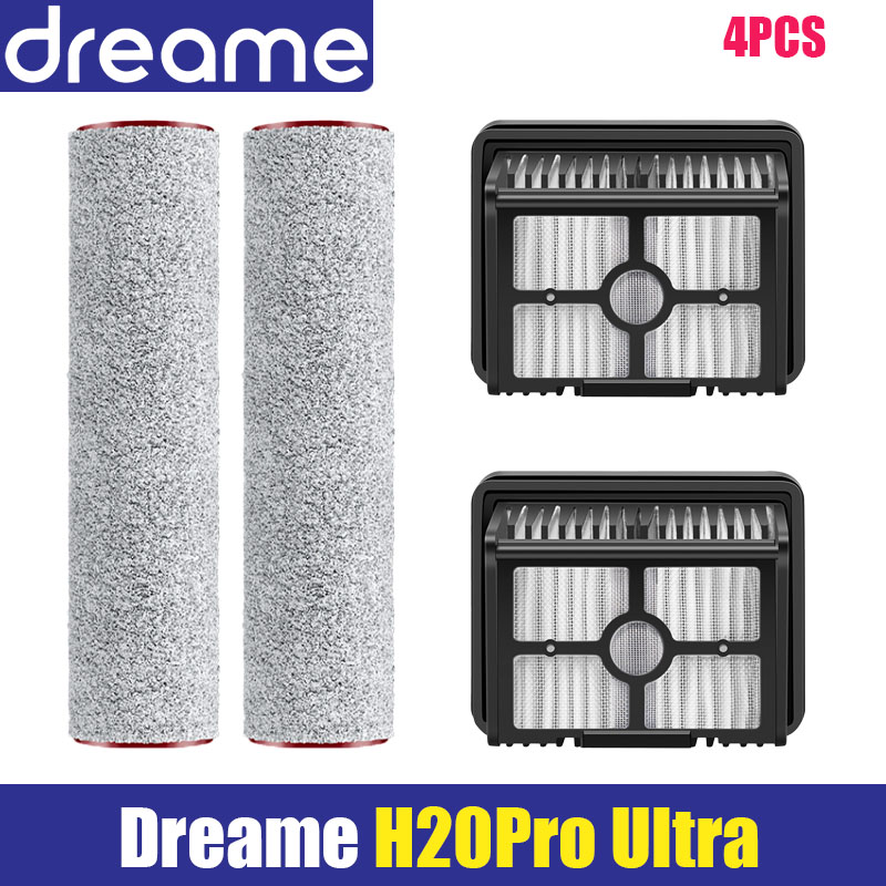 per Dreame H14 pro / H20 pro ultra/H30 ultra H13 pro Lavapavimenti Aspirapolvere Spazzola A Rullo Filtri Hepa Accessori: Luce Verde