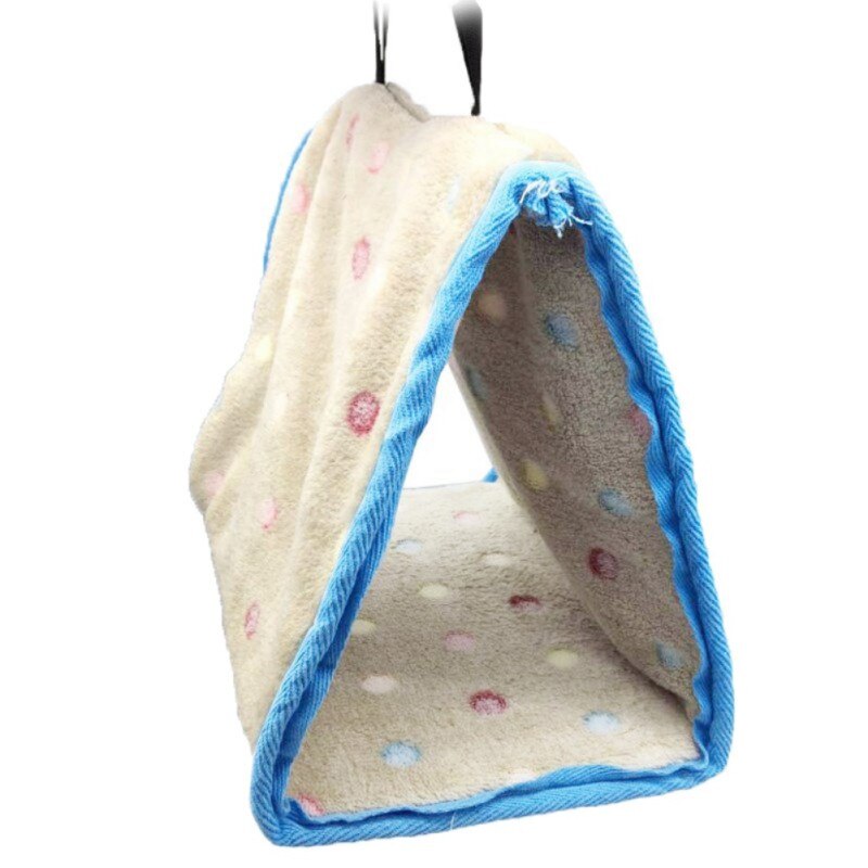 Winter Warm Vogel Papegaai Nest Suspended Hut Pluche Hangmat Opknoping Snuggle Cave Hut Hideaway