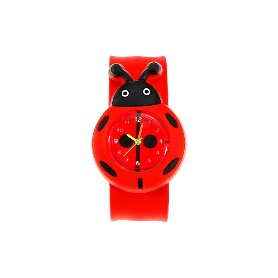 Blauwe Olifant Horloges Jongens Kids Meisjes Horloge Het Beste Cadeau Van Verjaardagsfeestje Siliconen Klokken Voor Kinderen: Ladybug Watches