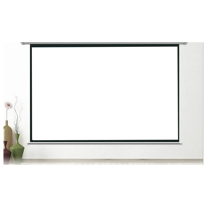 ABHU-84 Inch Portable Projection Screens 3D HD Wall Mounted Translucent Projection Screen Canvas 16:9 LED Projector Screen DIY H