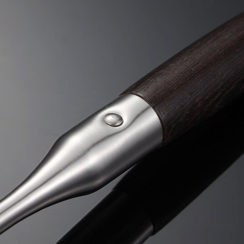 304 Stainless Steel Kitchen Utensils Set, Cooking Utensils with Wooden Handle - Turner Soup Ladle Strainer Pasta Server