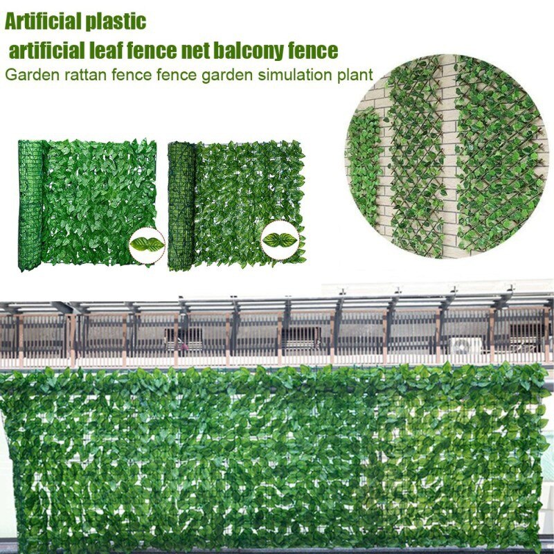 Artificial Ivy Privacy Fence Screen Artificial Hedges Fence and Faux Ivy Vine Leaf Decoration for Outdoor Decor Garden