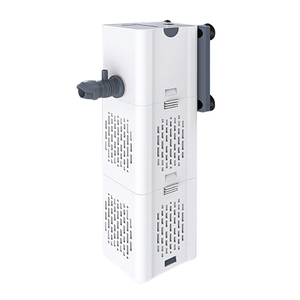 1Pc Adjustable Airflow Water Pump Circulation Filter Durable Filter Pump White