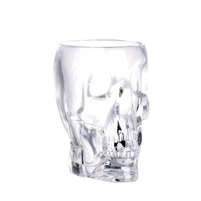 Acryl Plastic Schedel Hoofd Kogel Cup Creatieve Schot Glas Cocktail Transparante Beer Bar Club Huishoudelijke Restaurant Wijn Drinkware: Transparent