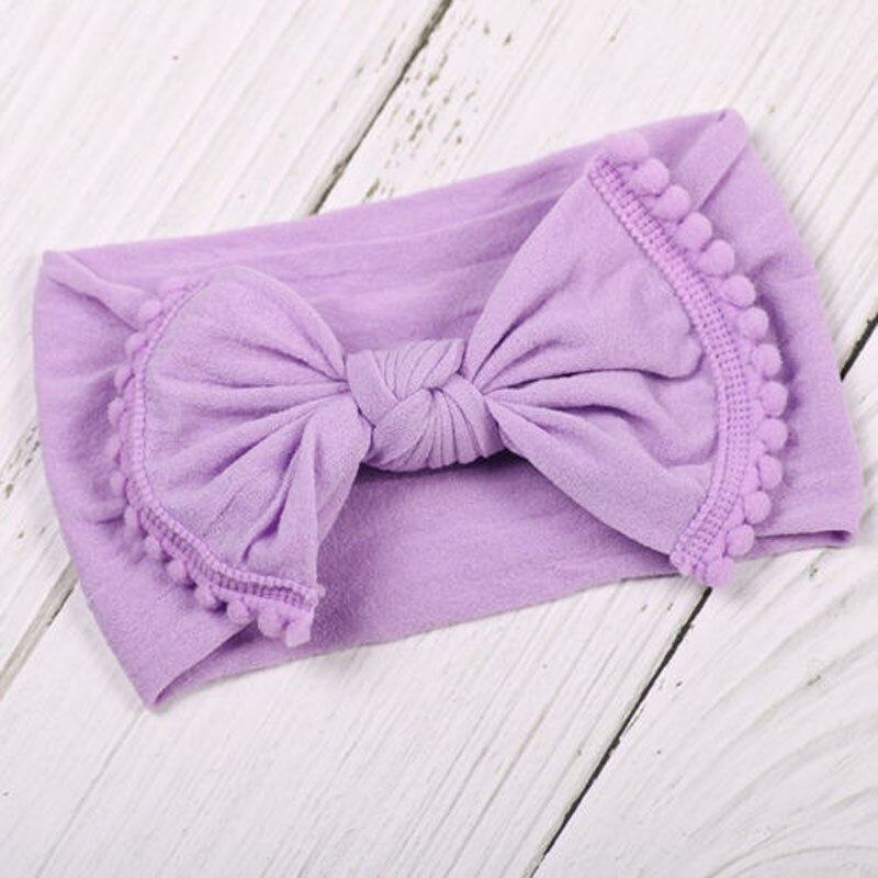 Focusnorm baby peuter schattige meisjes strik haarband elastische tulband knoop konijn hoofdband hoofddeksel haarspeld strik voor meisjes hoofdbanden