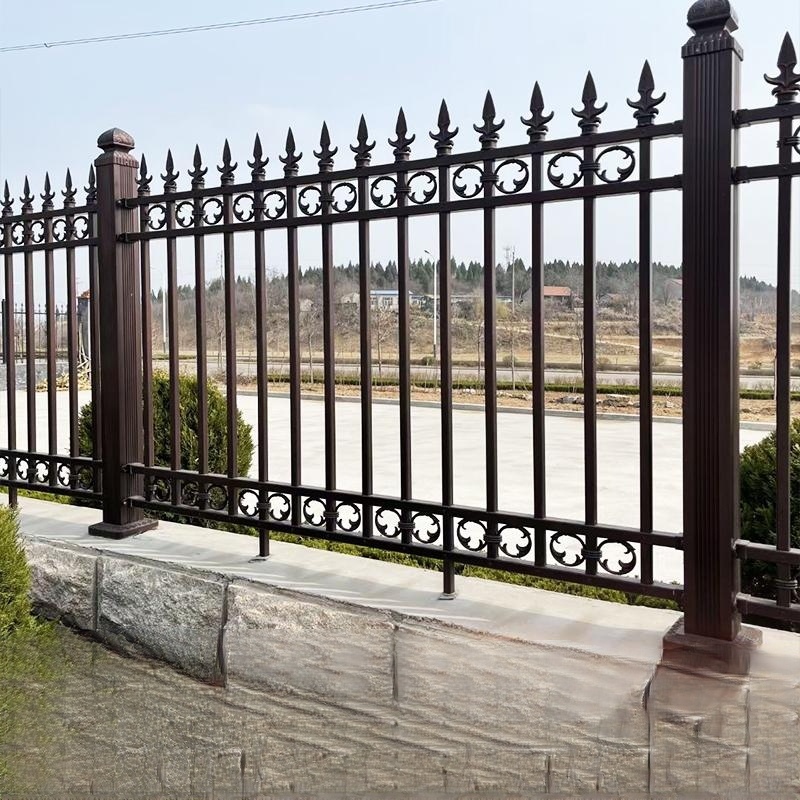 Garde-corps artistique en aluminium, clôture de cour de villa, balustrade murale domestique en alliage d'aluminium, clôture résidentielle, balcon, garde-corps chinois