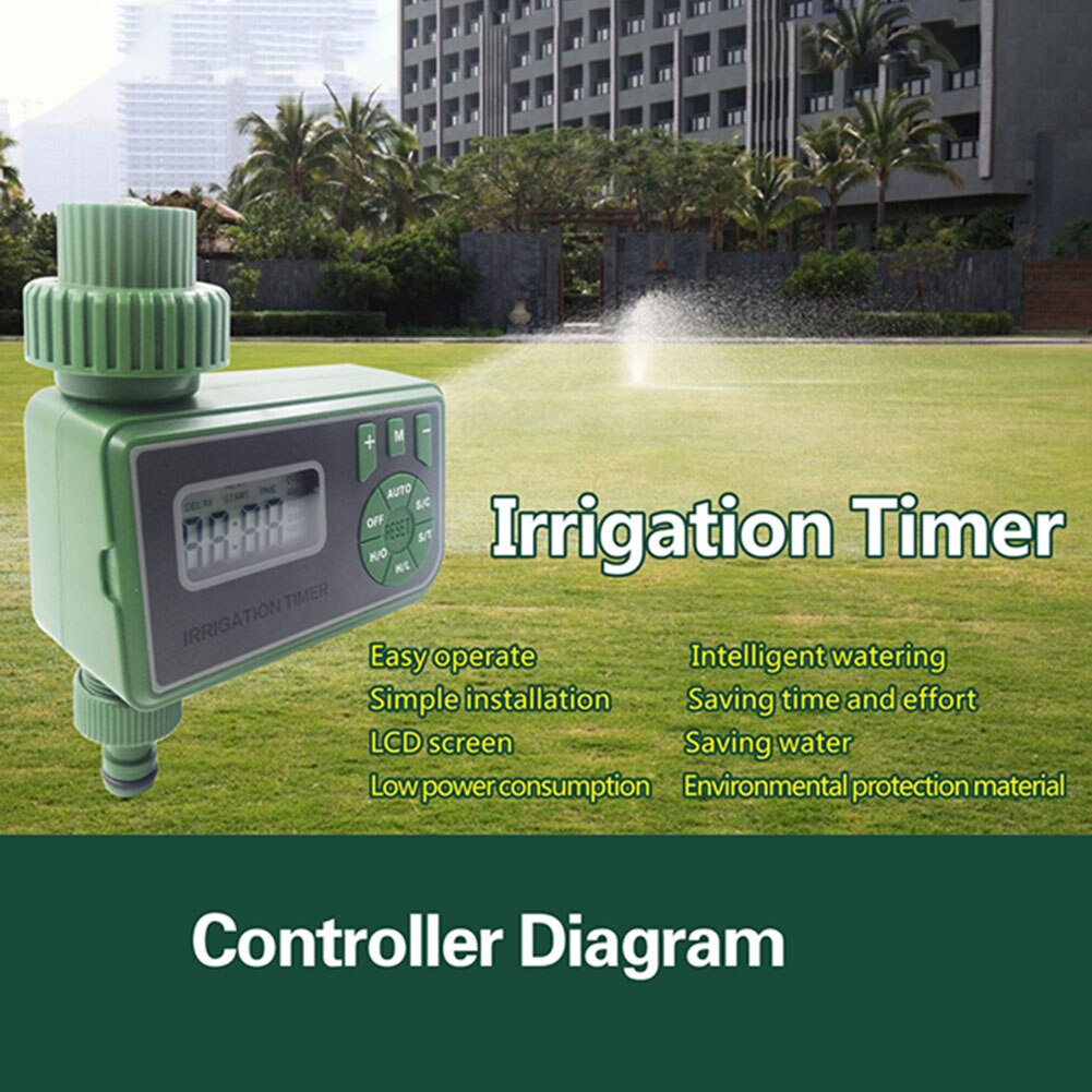 Programmable Garden Watering Faucet Timer Controller Device Lawn Battery Operated Digital Water Sprinkler Irrigation System