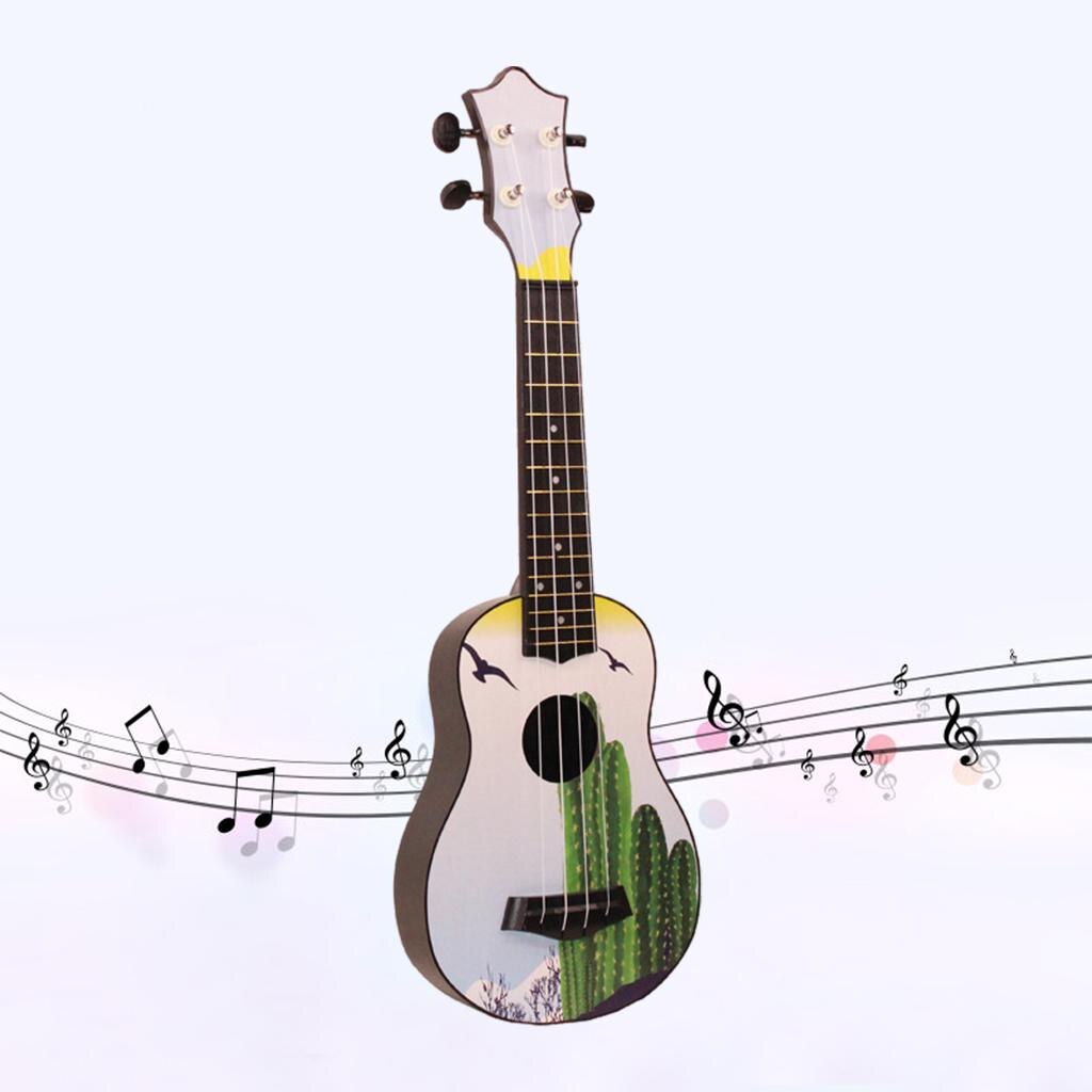 Professionele Ukulele Kleine Gitaar Kinderen Gitaar Speelgoed Snaarinstrumenten Voor Kinderen Volwassenen Beginners Kerstcadeaus: Cactus