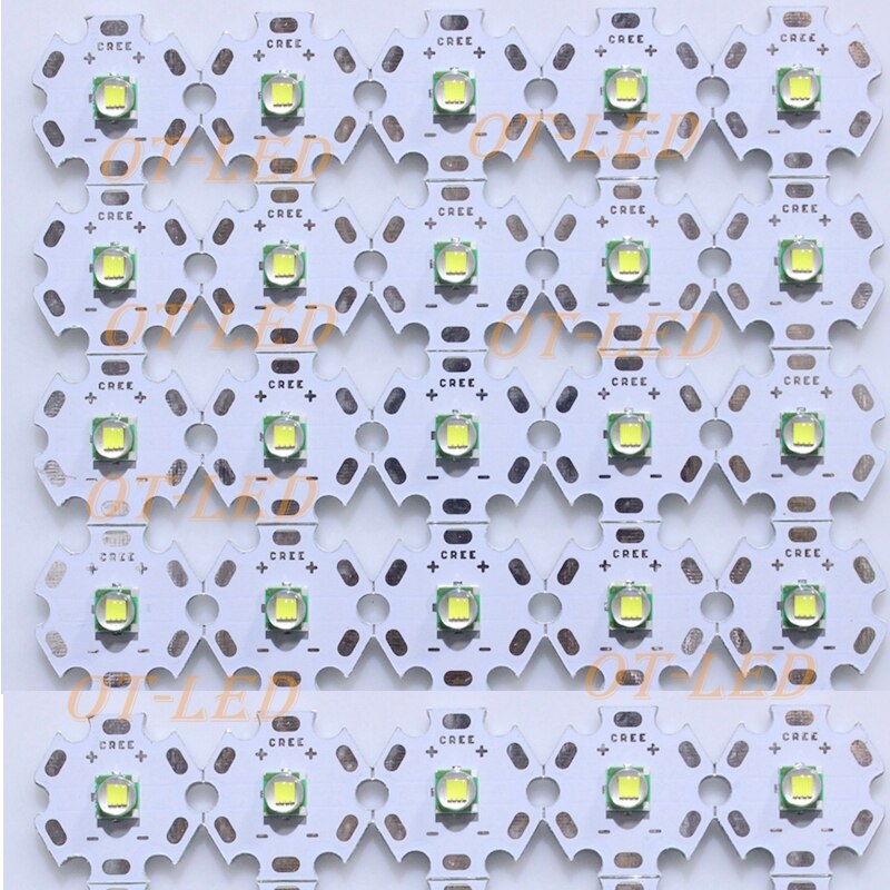 2 PCS CREE XML XM-L T6 LED U2 10 W Koud Wit Warm Wit High Power LED Emitter Diode met 12mm 14mm 16mm 20mm PCB voor DIY