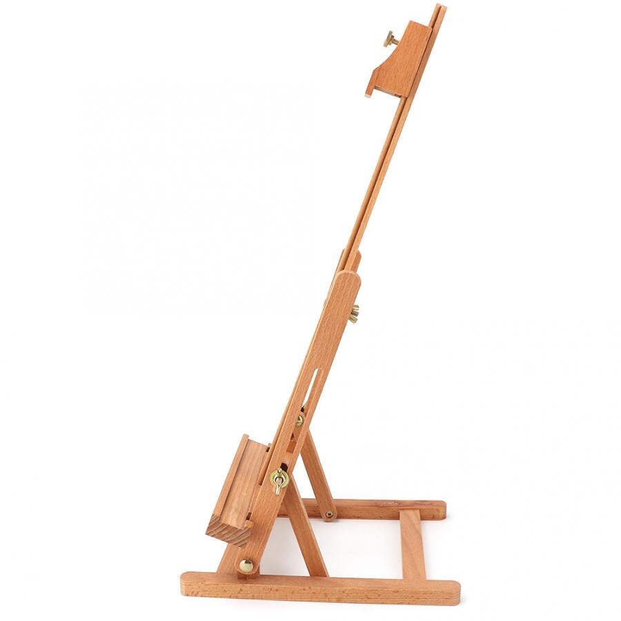 Small Wooden Adjustable Tabletop H-Frame Easel Studio Artist Display Stand Drawing Board Easel