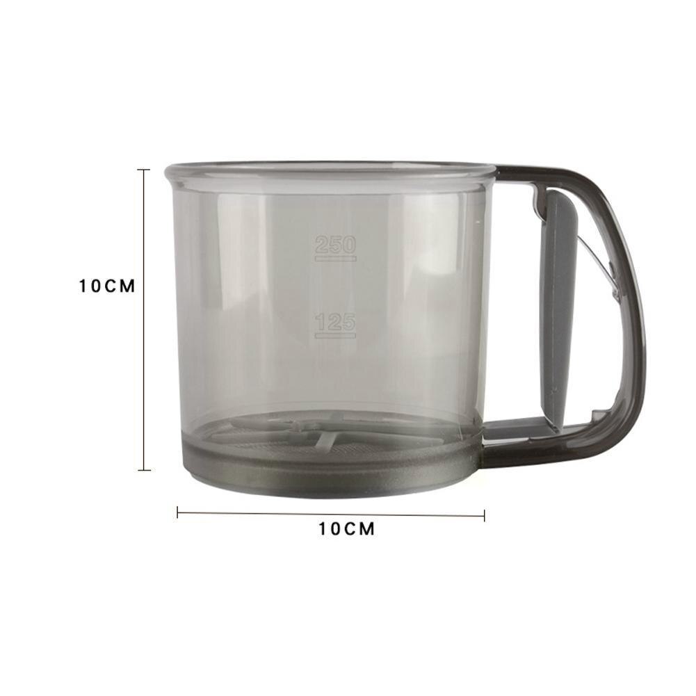Handheld Flour Sieve Kitchen Multi-purpose Semi-automatic Flour Sieve Cake Kitchen Pastry Baking Convenient Tools Accessori K1s5