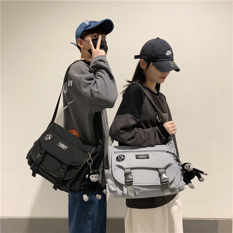 Original Messenger Bag Brand Japanese Shoulder Bag Ins Simple Student Class Bag Female Casual Shoulder Bag