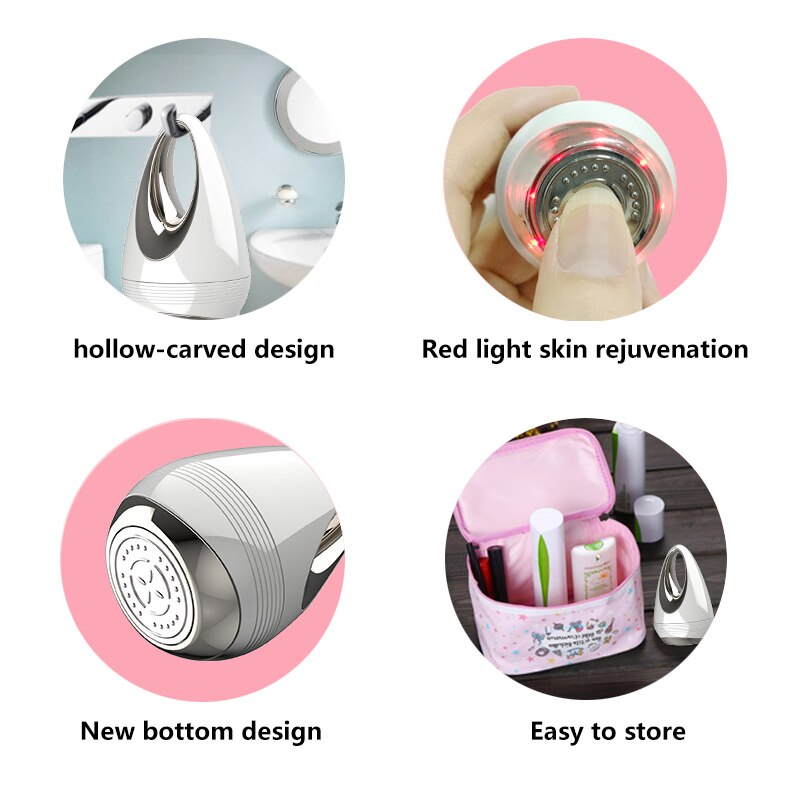 Zoechic microcurrent ansiktsrulle massager huduppstramning ansiktslyftning ansikts essens hudföryngring rynkor ta bort maskin