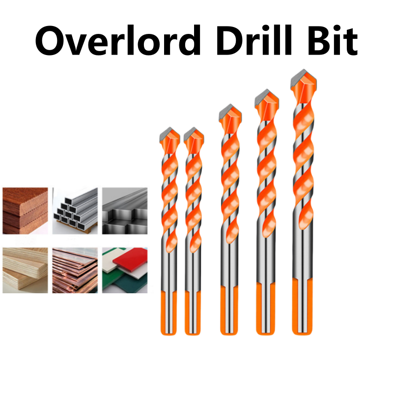 5PCS 4-12mm Tungsten Carbide Masonry Drill Bit Set for Metal Steel Porcelain Ceramic Tile Concrete Brick Wood Drilling Tools