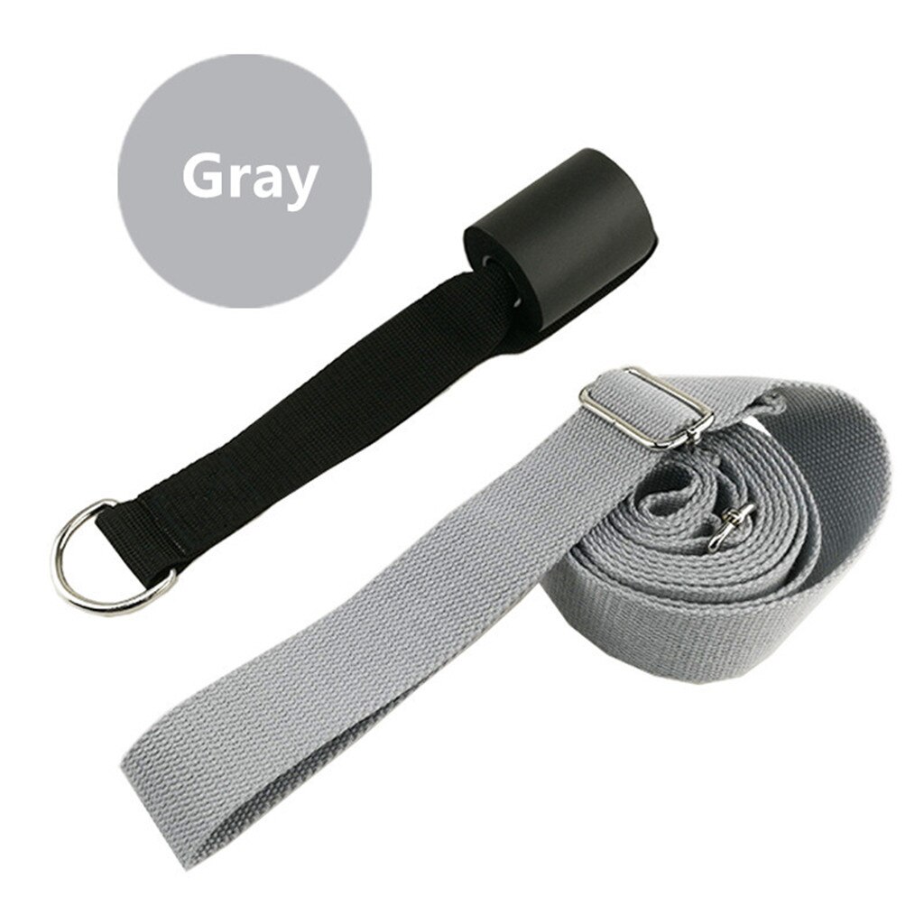 Door Flexibility &amp; Stretching Leg Strap Ballet Dance Gymnastics Leg Stretcher: Light Grey