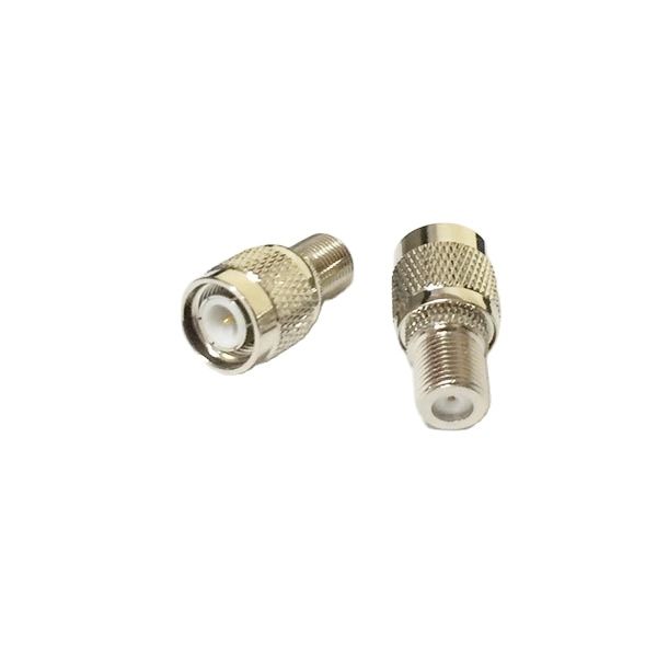 1 stück TNC Stecker auf F-kupplung RF koax Adapter-konverter Gerade Nickelplated